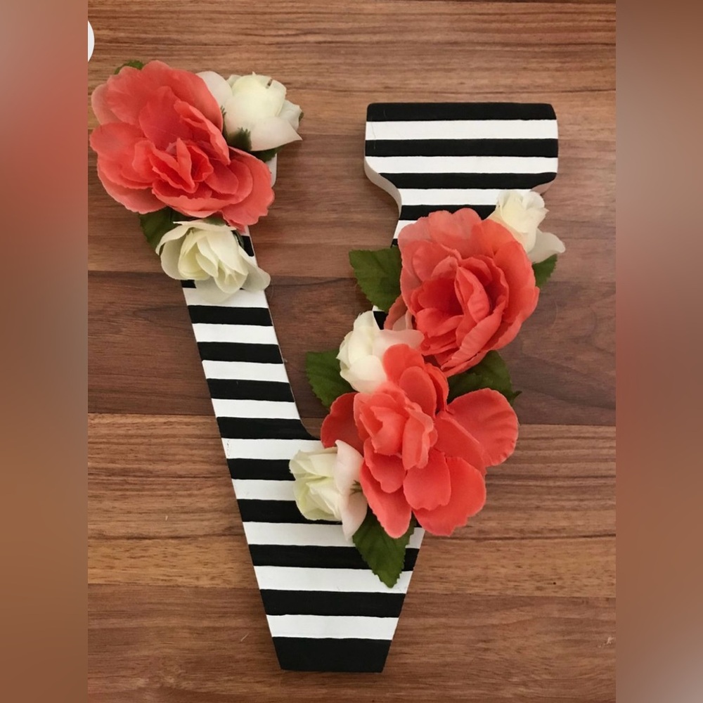 Beautiful wooden letter